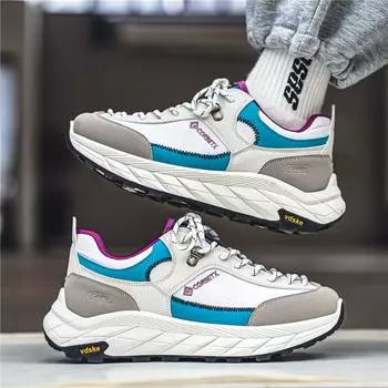 New Trendy Design Casual Sneakers Male Mesh Breathable Men s Sneaker Shoes White Hip Hop Chunky Sneakers Men Sports Tennis Shoes 39