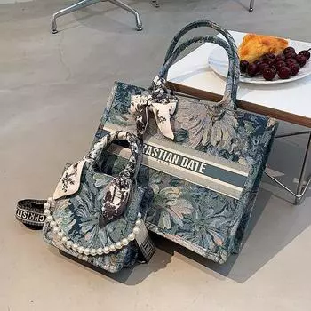 New trendy fashion large capacity large bag women s bag high sense foreign style shoulder bag retro oblique span tote bag