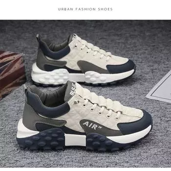 New trendy shoes male student shoes running sports shoes Internet celebrity platform dad shoes breathable casual shoes foreign trade men s shoes 39