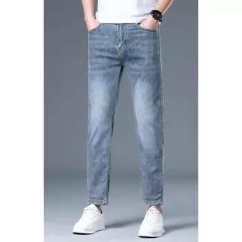 New Trousers Slim Jeans Men s Stretchy Slim Feet Casual Pants 28