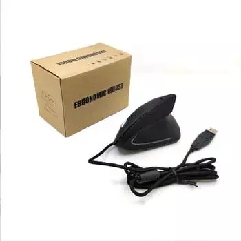 New USB Wired Vertical Gaming Mouse Digital Optical Adjustable DPI 5 Keys Mouse