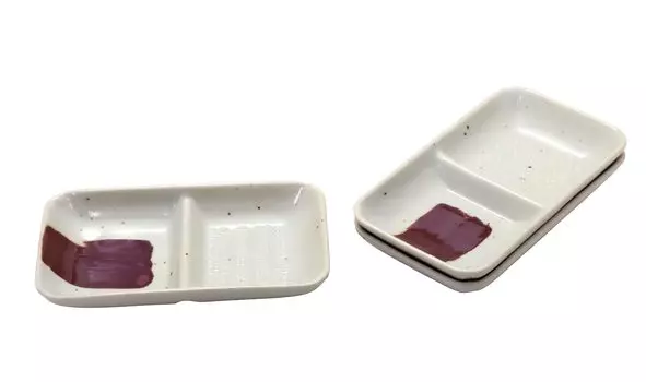 New use Carefully Soba Monogatari Soba Restaurant Echigo condiment plate 3 pieces [Commercial set] selected!