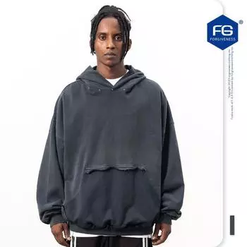 New Versatile Daily Business Spring And Autumn Men S Men S Standing Collar Long Sleeved Casual Outdoor Hoodie Jacquard Knitted Sweater S серый