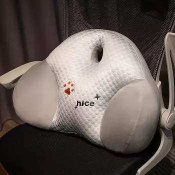 New Waist Pillow Car Driver Waist Back Cushion Cushion Home Bedhead Large Backrest Cross border Foreign Trade Office 50*40