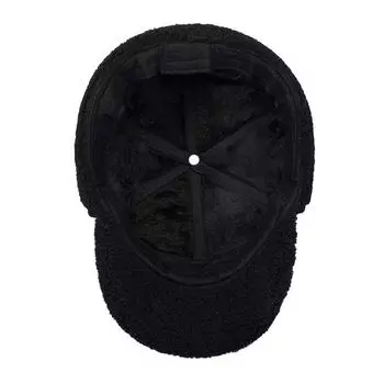 New Warm Lei Feng Hat Men S Father Outdoor Leisure Thickened In The Elderly Fleece Hat Ear Cap one size fits all темно-коричневого