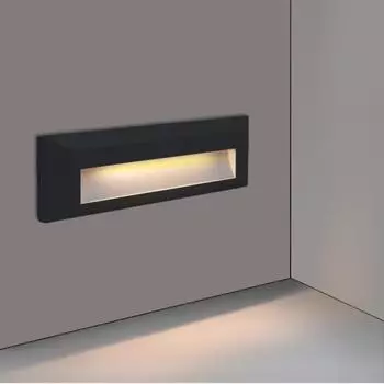 Новые водонепроницаемые и яркие современные светодиодные квадратные настенные светильники мощностью 6 Вт — идеально подходят для крыльца, балкона и сада — напряжение переменного тока 85–260 В — Black-D692-6W