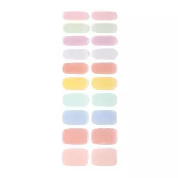 Новые водостойкие и долговечные гелевые наклейки для нейл-арта с полуотверждением в лампе для запекания 6.5*18