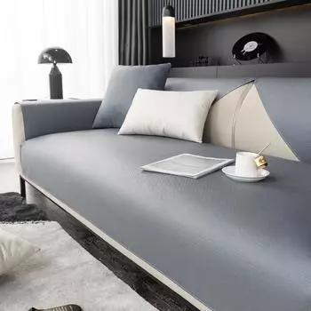 New Waterproof Anti-pet Scratch Sofa Cover Technology Cloth Sofa Cover Thickened Cloth Light Luxury Couch Cushion Pillow Package 70x70cm 1pcs