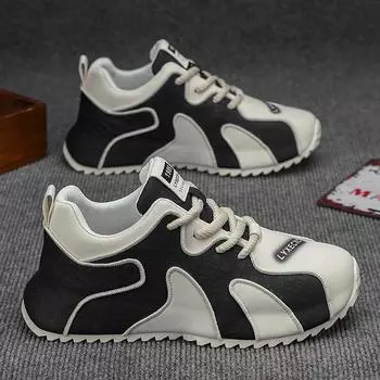 New wear-resistant niche style design increase platform shoes printing comfortable fashion casual shoes 41