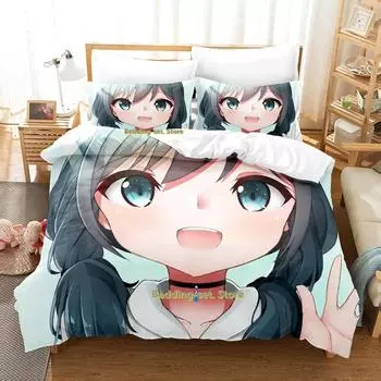 New Weathering With You Bedding Set Cartoon Anime three-piece set Adult Kid Bedroom Duvetcover Sets bed sheets and pillowcases 70x133cm 2pcs