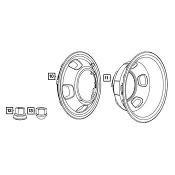 New Wheel Lug Nut 6509424AA Replacement For RAM 3500 4500 5500 2012-2022