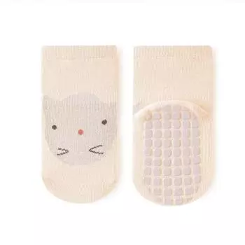 New Winter Autumn Anti Slip Baby Socks Cute Cartoon Animal Print Toddler Kids Floor Sock Rubber Soles Cotton Baby Boy Girl Socks 1-3 Years