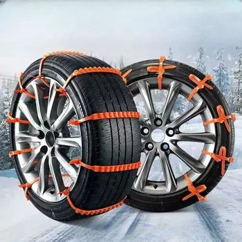 New Winter Car Snow Chain Antiskid Car Motorcycle Outdoor Snow Tire Emergency Anti-Skid Tyre Chains Auto Accessories