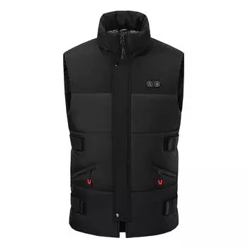 New winter heating vest stand-up collar variable size warm electric heating USB charging vest heating suit M-4XL