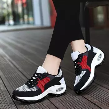 New Woman Fashion Casual Women Sneakers Soft Women Vulcanize Sneakers Shoes Mesh Sneakers Women Shoes Sneakers 35 красный