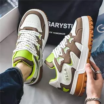 New Woman Sneakers Fashion Lace-Up Female Vulcanize Shoes Heart-Shape Couple Sports Causal Shoes Running Spring Autumn Size 44 39 зелёный