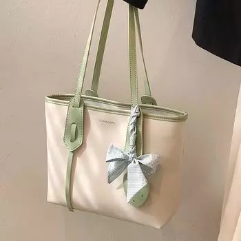 New Women PU Leather Simple Handbags Vintage Ladies Casual Large Capacity Shoulder Bag Fashion Commute (30cm<Max Length<50cm)