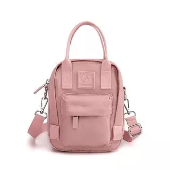 Новая женская модная корейская версия модной сумки через плечо, персонализированная и простая сумка для телефона, нейлоновая сумка через плечо с защитой от брызг