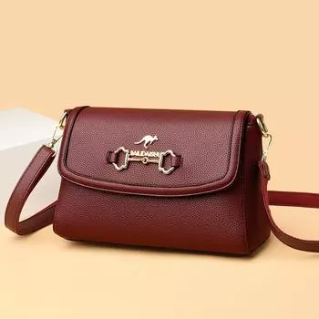 Новая женская персонализированная одноплечевая наклонная женская сумка-тоут в корейском стиле, простая и атмосферная маленькая сумка