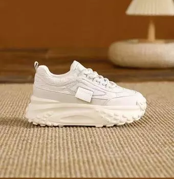 New women s shoes platform casual shoes foreign trade fashion dad shoes women s low-top little white shoes breathable and comfortable casual shoes 36