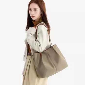 New Women s Shoulder Bag Fashionable and Casual Leather Magnetic Buckle Design Handbag Large Capacity Tote Bag