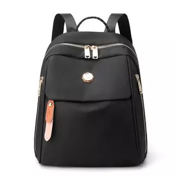 New women s trend backpack summer lightweight travel backpack anti-splashing small bag waterproof чёрный