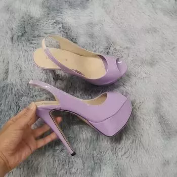 New Women Sandals Sexy 14CM Super High Heels Open Toe Platform Sandal Gladiator Party Dress Red Wedding Shoes Plus Size 44 35