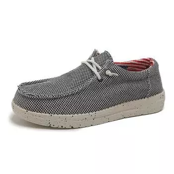 New Xiyin hot-selling casual men s shoes large-size men s loafers flat-soled cloth shoes are in stock. 40 хаки