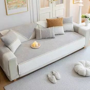 New Xuehuani Sofa Cushion, Universal Anti-slip Cushion for All Seasons, High-end Leather Sofa Cover, Cloth Towel 70*70cm