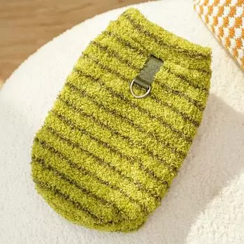 New Year s milk dog cat hairless cat autumn and winter velvet corgi dog pet clothing supplies dog clothing vest XS (bust 30cm 1-1.5kg pet)