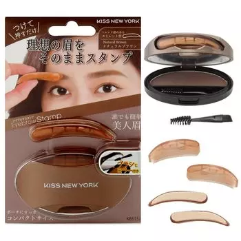 New York limited replacement sponge Eyebrow eyebrow eyebrow eyebrow eyebrow makeup kissnewyork KBS13J template type [Kiss included] stamp, stamp,