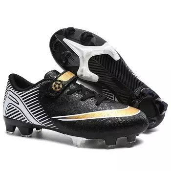 New Youth Children s Football Shoes Boys Boys Boys Students Children Long Nails Shredded Nails Velcro Training Shoes 29