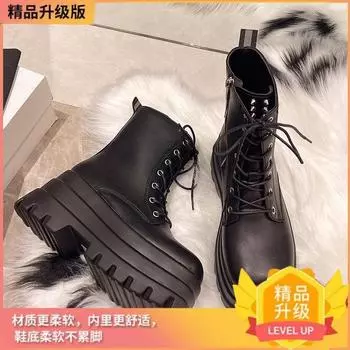 New ZIP Ankle Boots Women Fashion Ladies Short Boots British Chelsea Motorcycle Boots Womens Platform Sneakers Sport Botas Mujer 35