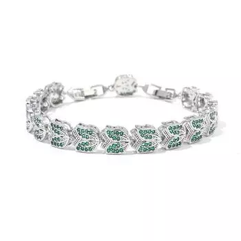 Новый браслет из циркония, цветочный браслет, многоцветный браслет, аксессуары