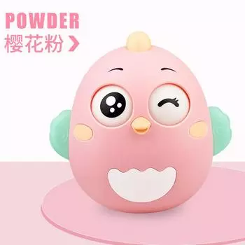 Неваляшка для малышей 3-6-12 месяцев, успокаивающая игрушка для новорожденных, развивающая погремушка для прорезывания зубов, детская игрушка