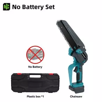 NEWBENY 8-дюймовая бесщеточная электрическая пила со светодиодным дисплеем, беспроводной эффективный садовый деревообрабатывающий режущий инструмент для аккумулятора 18 В-21 В NO Battery-NO Plug