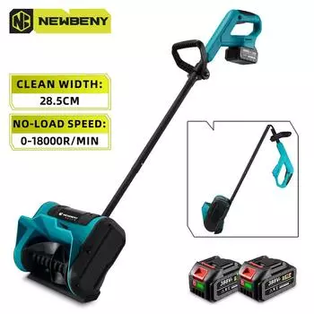 NEWBENY электрический складной снегоочиститель беспроводной перезаряжаемый электрический снегоочиститель двор улица для Makita 18V-21V аккумулятор 2X928VF Battery Set