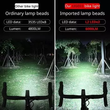 NEWBOLER Умный велосипедный фонарь спереди 10000 мАч велосипедный фонарь 6000 люмен водонепроницаемый USB зарядка шоссейный фонарь для горного велосипеда аксессуары для велосипеда