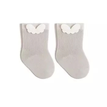 Newborn Cotton Baby Socks For Girls Boys Cute Wing Infant Short Spring Socks For 0-5Years 0-6Month(XS)