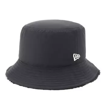 Newera Bucket Hat Reversible 14110200 NER33C3223 Black Plain Muji Mink Fleece ONSPOTZ Hat Special Order Original Product Newera Deep Wide Brim Summer