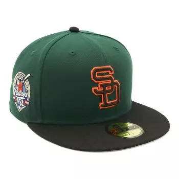 newera Cap 59FIFTY 70823748 NER35C8947 MLB San Diego Padres SD Dark Green Green SIDE PATCH UNDER VISOR ONSPOTZ Custom Made Hat Gokyu Fifty 5950 Side