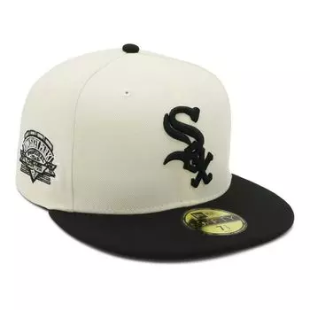 Newera кепка newera 59FIFTY 14666277 NER35C4225 MLB Chicago White Sox CWS Белый Белый НАШИВКА БОКОВАЯ ONSPOTZ Кепка по специальному заказу Gokyu Fifty 5950 Боковая нашивка