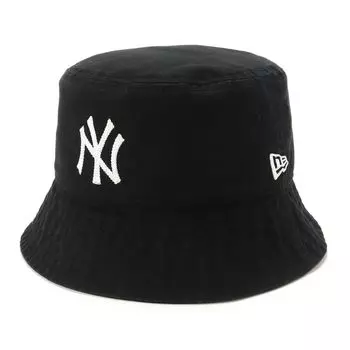 Newera Kids Bucket Hat 14378681 NER35K8681 MLB New York Yankees NY Black Black ONSPOTZ Special Order Boys Girls Children Hat Original Newera Supplies