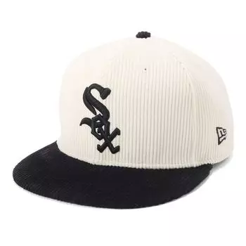 Newera newera cap 59FIFTY 14507987 NER35C5223 MLB Chicago White Sox CWS White White Corduroy ONSPOTZ Special order hat Gokyu Fifty 5950 SOX SOX