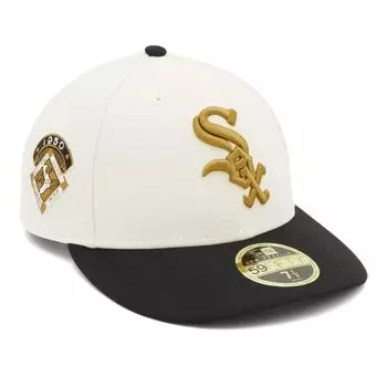 Newera newera кепка LP 59FIFTY 70845778 NER35C7528 MLB Chicago White Sox CWS белая белая боковая нашивка ONSPOTZ специальный заказ кепка Gokyu Fifty 5950 сторона