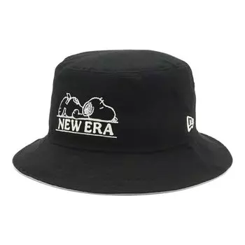 newera Панама 14676932 NER36C4108 Черный Черный Peanuts Snoopy PEANUTS Collaboration ONSPOTZ Специальный заказ Кепка Унисекс Подарок Модный дизайн чёрный