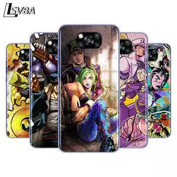 Невероятные приключения ДжоДжо ДжоДжо для Xiaomi Poco X3 NFC C3 F2 F1 M3 M2 X2 11 10T Note 10 8 Mi Play A2 5 Lite Pro, чехол для телефона Xiaomi 5