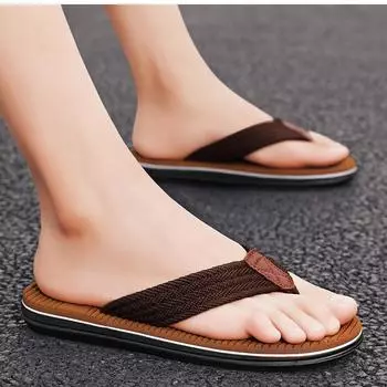 Newest 2024 High Quality Flip Flops Men Summer Beach Slippers Men Fashion Breathable Hottest Salest Casual Men Flip Flops Summer Outdoo 39