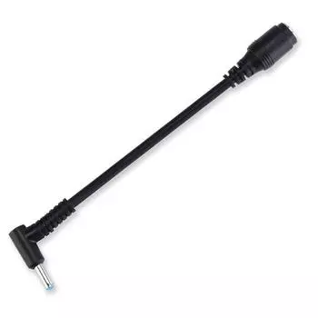 Newest 7.4*5.0 Female To 4.5*3.0 Elbow 7.4 To 4.5 Suitable Tips For HP Adapter Blue 13 Power Ca C6Z9 black-One-size