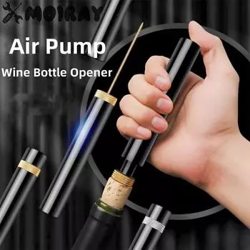 Newest Air Pressure Pump Wine Bottle Opener Portable Stainless Steel Pin Easy Cork Remover Corkscrew for Home Party Wine Lovers